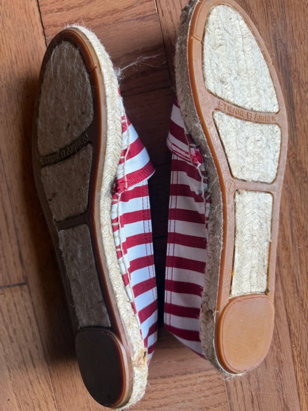 Etienne Aigner canvas espadrille